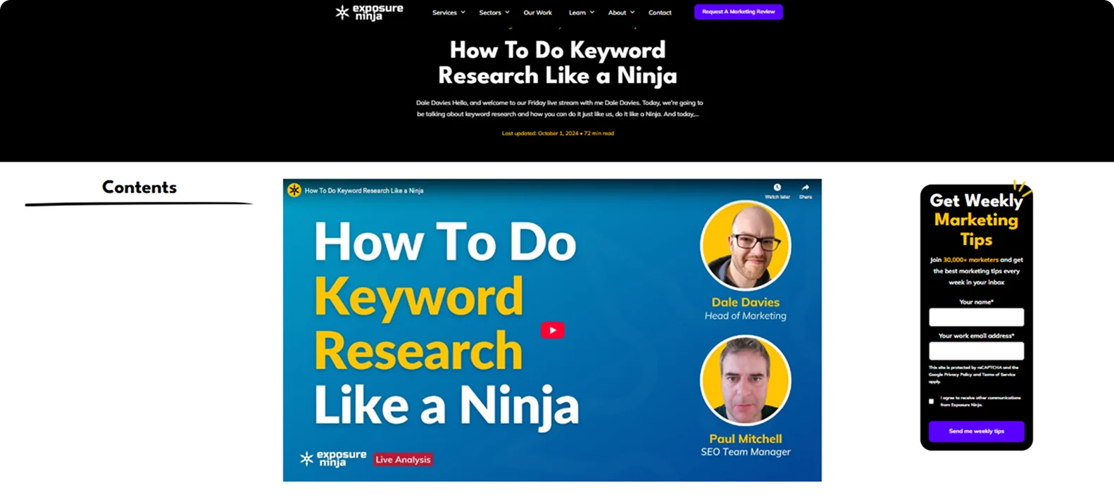 exposure-ninja-landing-page