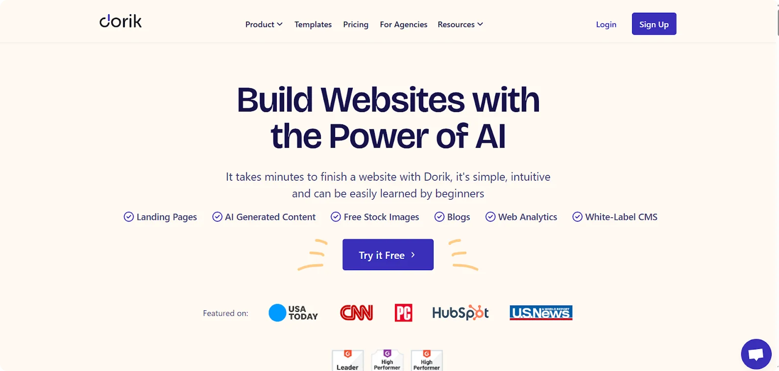 dorik-homepage