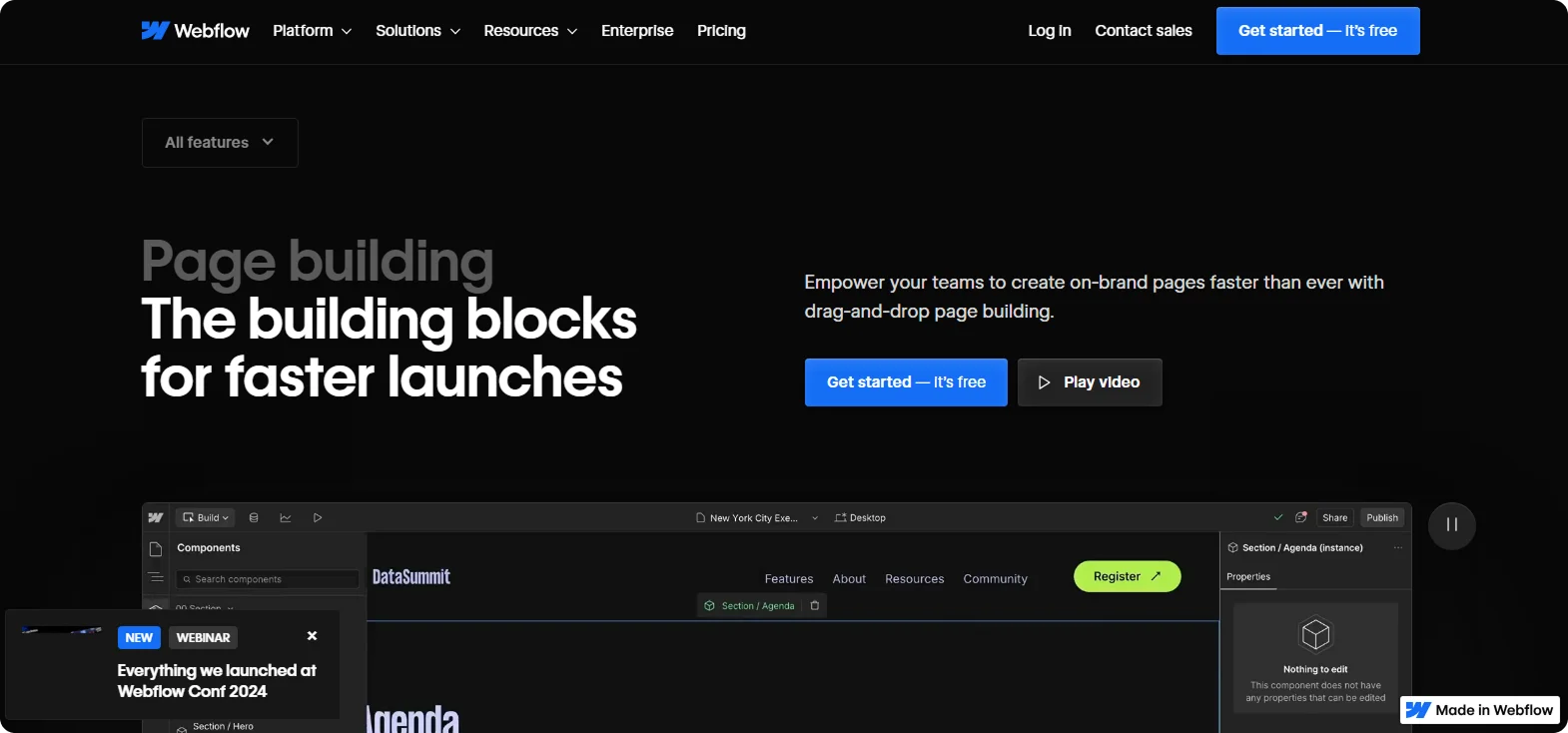 webflow-homepage