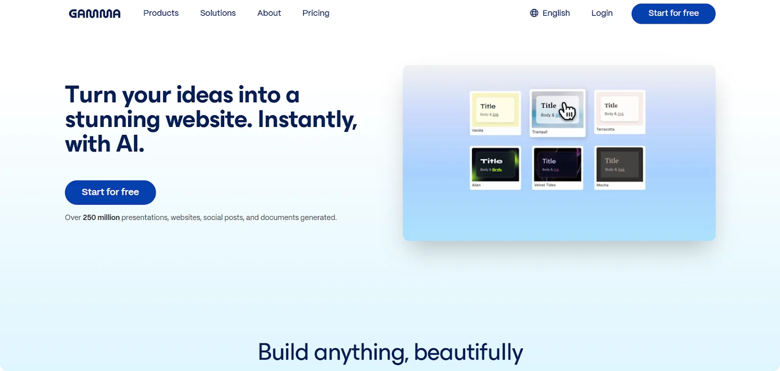 gamma-homepage