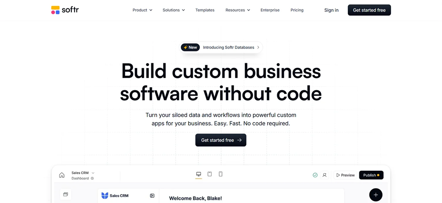 softr-homepage