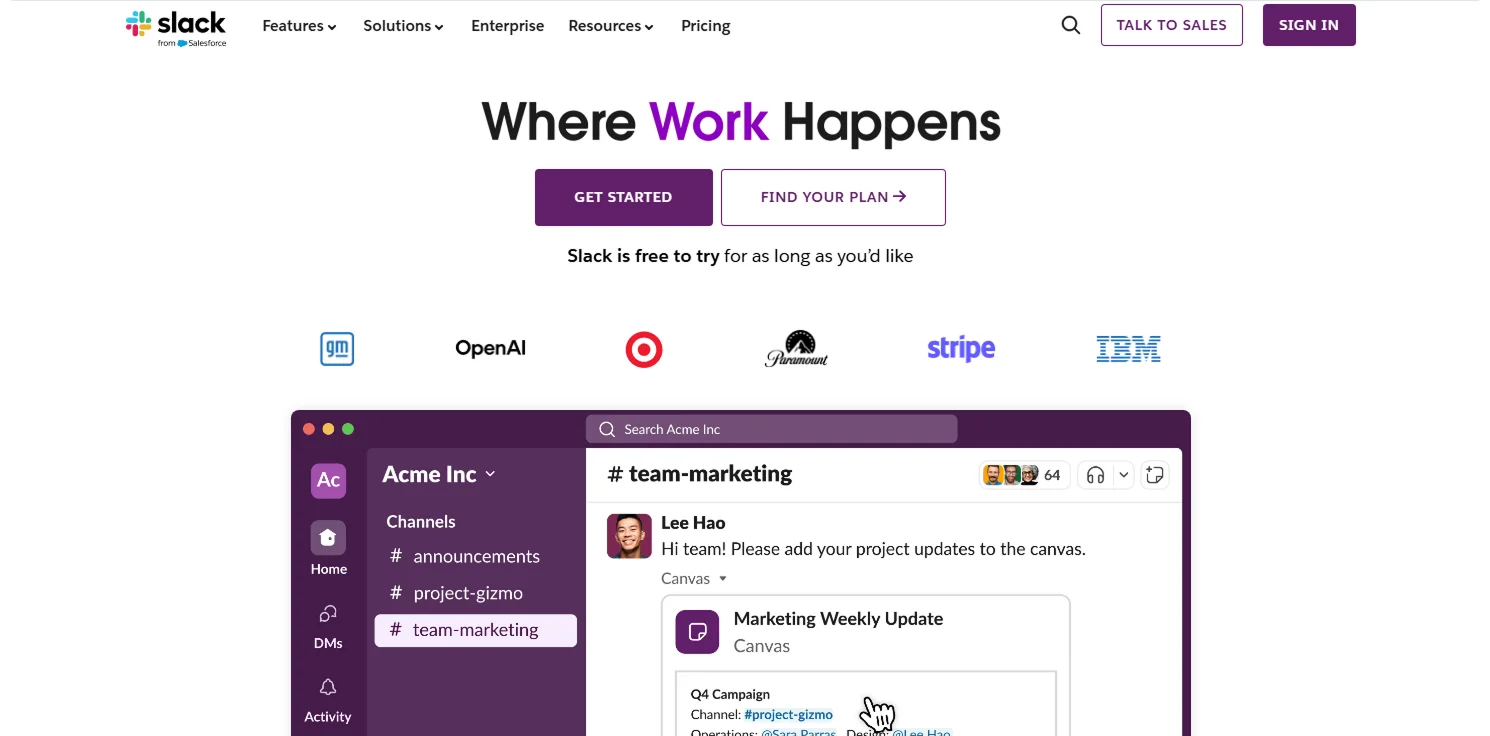 slack-landing-page