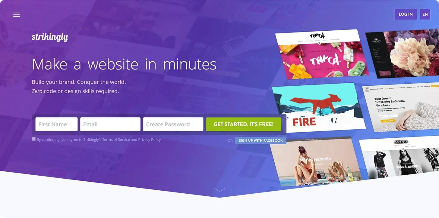 strikingly-homepage