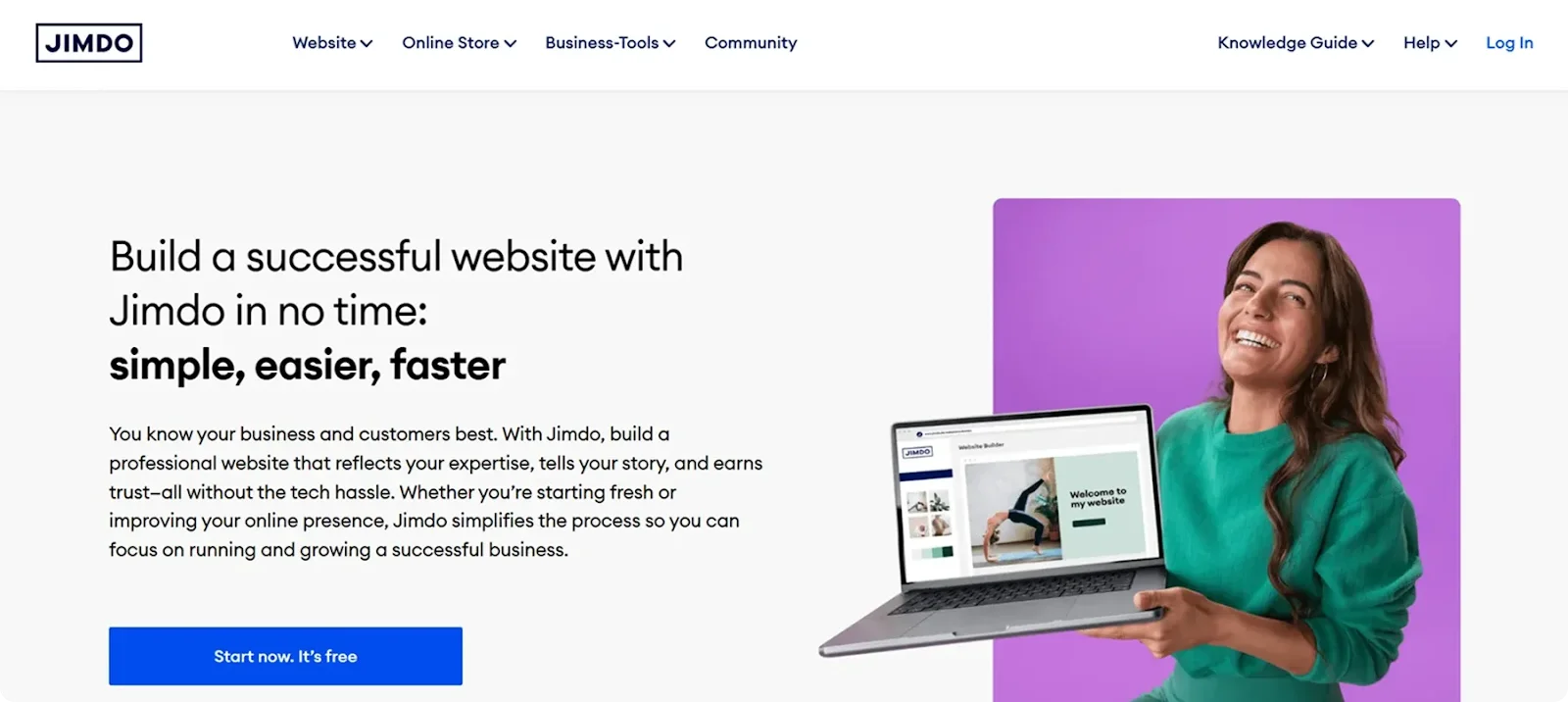 jimdo-homepage